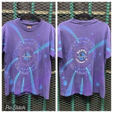 Harley Davidson Vintage AOP Shirt Out of This World Galaxy Single Stitch Medium picture