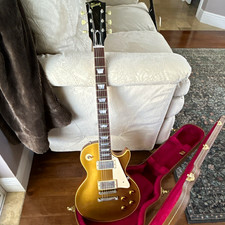 Gibson Les Paul 57 Goldtop Historic custom shop Electric Guitar w/ Hard Case picture