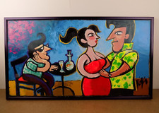 Vladimir Mingar aka Vova Original Acrylic Painting on Canvas 31