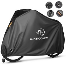 Heavy Duty 300D Bicycle Cover Waterproof Outdoor Storage Cover Black M picture
