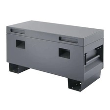 TRINITY 36-In Job Site Box Portable Tool Storage Rust-Resist Powder Coated Gray picture