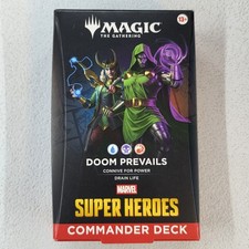 Marvel Super Heroes Commander Deck Doom Prevails MTG - Brand New Sealed picture