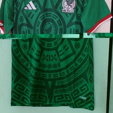 adidas Mexico National Team Green Soccer Jersey - Mexico Jersey picture