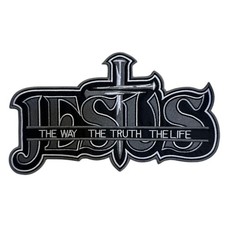 JESUS The Way The Truth The Life Iron On Christian Embroidered Patch picture