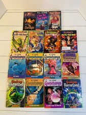 R.L. Stine Book Lot 16 Goosebumps Paperbacks Assorted Various Scary Stories picture