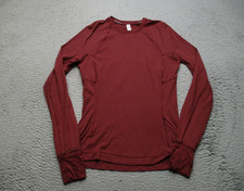 Lululemon Its Rulu Run Long Sleeve Shirt Womens 6 Red Running Outdoor picture