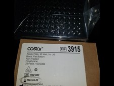 Assay Plate 96 well Flat bottom Box of 25 Black plates Costar 3915 Corning USA picture