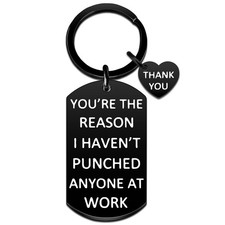 Funny Coworker Keychain Coworker Gifts for Women Men Boss Lady Gifts picture