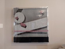 Jon Gilmore 1980's Encased 3D  wall  Art Deco picture