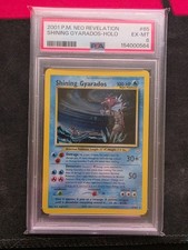 2001 P.M. NEO REVELATION SHINING GYARADOS PSA 6 UNLIMITED NEW CERT picture