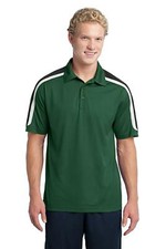 ST658 Sport-Tek Tricolor Shoulder Micropique Sport-Wick Polo picture