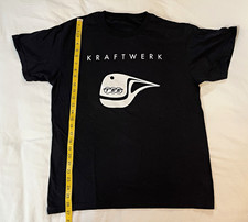 Kraftwerk vintage concert memorabilia -L Black Cotton  Short Sleeve T-Shirt picture
