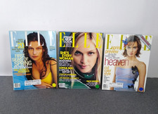 Elle magazine Lot of 3, Jan '98, Feb '98, Feb '01, Fashion, Style, Celebrities picture