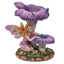 PT FAIRY RESTING UNDER FLOWER picture