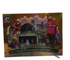 Panini 2025 Donruss Optic Downtown Duos Downtown #14 Mahomes II Reid Chiefs picture
