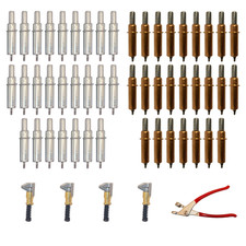 55-Pc Cleco Kit 3/32 1/8 25 Each + 4 Clamps + Pliers picture