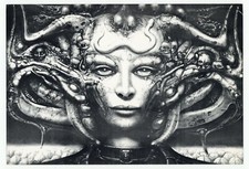 HR Giger 1981 Art Show Handbill Invite NY City Magique Club Alien Necronomicon picture