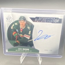 Upper Deck SP Authentic Future Watch Auto Zeev Buium Minnesota Wild #150 006/199 picture
