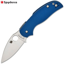 Spyderco Sage 5 CPM-SPY27 Satin Blade Cobalt Blue G10 Handles C123GPCBL picture