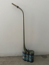 Antique Traditional Chinese Paktong and cloisonné Enamel Water Pipe Late Qing picture