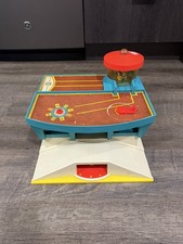 Vintage (1972) Fisher-Price Little People Airport Playset Runway Control Tower picture