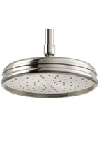 Kohler Traditional K-13692-SN Rainfall Shower Head Round Polished Nickel In Box picture