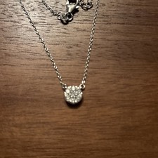 Antique Style 1/2 Ct VS lab Grown Diamond Necklace picture