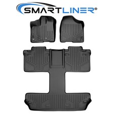 SMARTLINER Custom Fit Floor Mats 3 Row Liner Set OEM TPE 2013-2020 Toyota Sienna picture