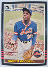 1985 Donruss Box Bottom #PC 1 Dwight Gooden Rookie RC, Hand Cut picture