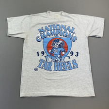 Vinatge North Carolina Tarheels Shirt Mens Large 1993 National Champions USA picture