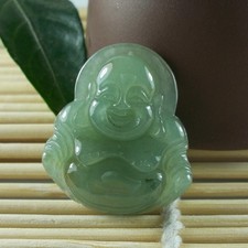 Handcrafted Jade Happy Buddha Pendant (Medium) picture