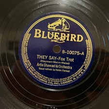 ARTIE SHAW - They Say / Room View (1938 Bluebird)- 10