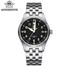ADDIESDIVE Men's Automatic Watch AD2519 Sapphire 200M Waterproof 316L Steel picture