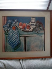 HENRI MATISSE 1928 BEAUTIFUL SIGNED PRINT  FRAMED picture