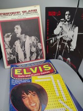 Lot of 3 Vintage Elvis Magazines Including 1 Crossword Memphis Flash And... picture