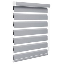 Changshade CUSTOM CUT 85% Blackout Zebra Roller Shade Blinds For Window picture