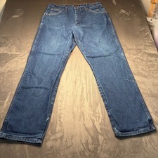 Wrangler FR Jeans Mens 38x34 Relaxed Fit Flame Resistant Jean Heavy Duty FR31MWZ picture