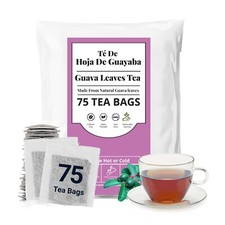 75 Guava Tea Bags, Natural Guava Leaves Tea, Te De Hojas De Guayaba, Herbal Tea picture