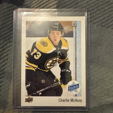 2017-18 Upper Deck Collector Care Charlie McAvoy #73 Rookie RC picture