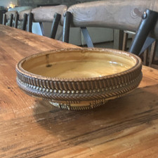 Vintage Napcoware Japan C‑7468 Textured Basket‑Weave Bowl – Mid‑Century Ceramic picture