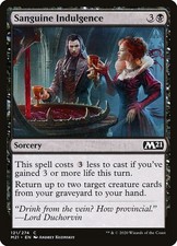Sanguine Indulgence (121) (Non-Foil) M21 MTG NM picture