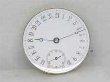RARE 24 HR DIAL 18S ELGIN NATIONAL B.W. RAYMOND GR. 69 KEYWIND POCKETWATCH MOV'T picture