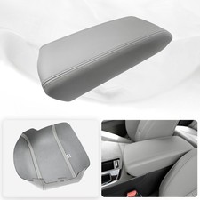 Fit 2015-2019 Hyundai Sonata Middle Console Arm Rest Lid Armrest Covering Gray picture