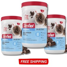 SlimFast Original Meal Replacement Shake Mix, Rich Chocolate Royale, 20.18 oz, picture