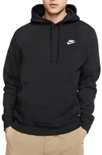Nike Sportswear Club Fleece Pullover Hoodie BV2654-010 Black Men's M picture