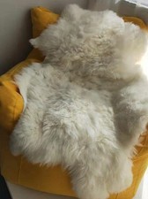 100% Genuine Sheepskin Fluffy Fur Rug 24