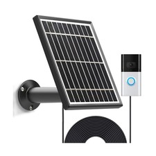 Solar Panel Compatible with Video Doorbell 3/3 Plus/4, Waterproof Charge picture