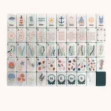 East Coast Sands Mahjong Game Set 160 Tiles + Free storage Bag- picture