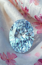 5.10 CT Natural Blue Diamond 10x12 mm 1 Pcs Oval Cut VVS1 D Grade Certified. picture
