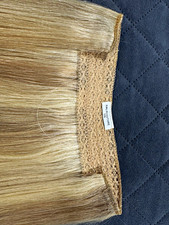 HALOCOUTURE Remy Human Hair Extension 20in Color #116 Ash/Light Blonde Straight picture